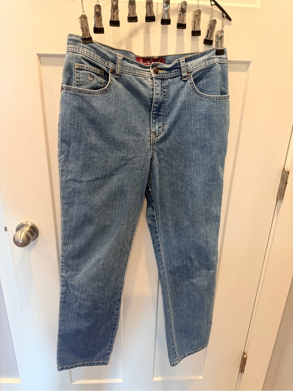 Gloria Vanderbilt Amanda Jeans Women’s 10 Short Light Wash Stretch